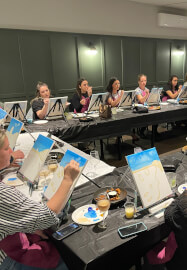 Boozy Brunch Paint and Sip Class in Northcote