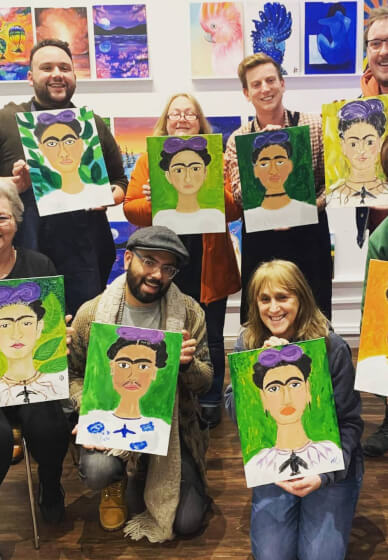 Boozy Brunch Paint and Sip Class in Northcote