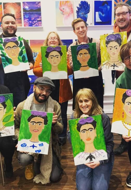 Painting class in Northcote, VIC