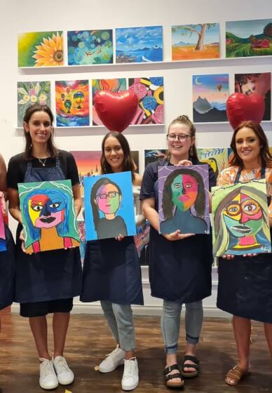 Boozy Brunch Paint and Sip Class in Northcote