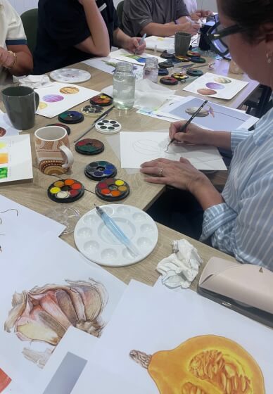 Botanical Illustration Watercolour Class
