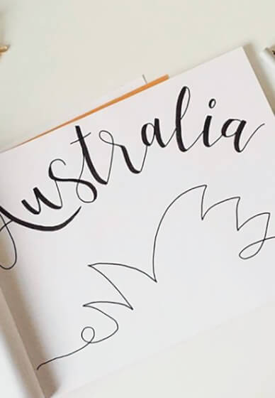 Brush Lettering and Hand Lettering Class