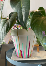 Ceramics for Corporate Team Building - Paint a Pot and Sip Class