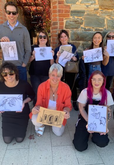 Charcoal Drawing Class: Amongst the Vines