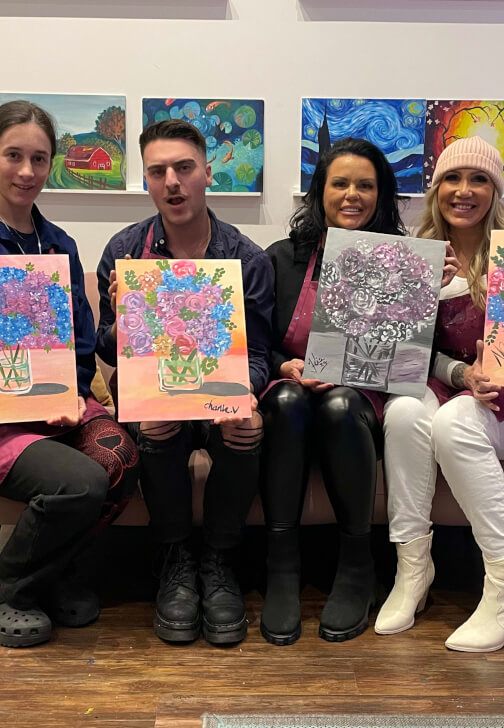 Painting class in Northcote with Paint With Me