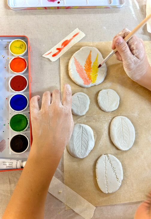Painting class in Montville with Sunshine Art School