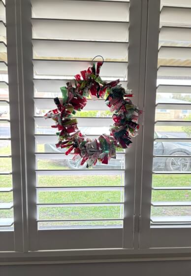 Christmas Fabric Wreath Making Workshop