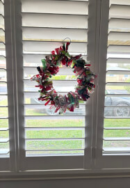 Christmas Fabric Wreath Making Workshop