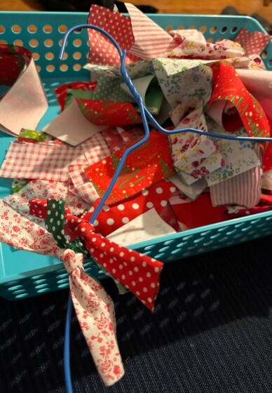 Christmas Fabric Wreath Making Workshop