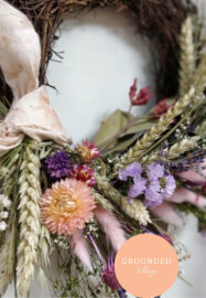 Christmas Floral Wreath. Workshop