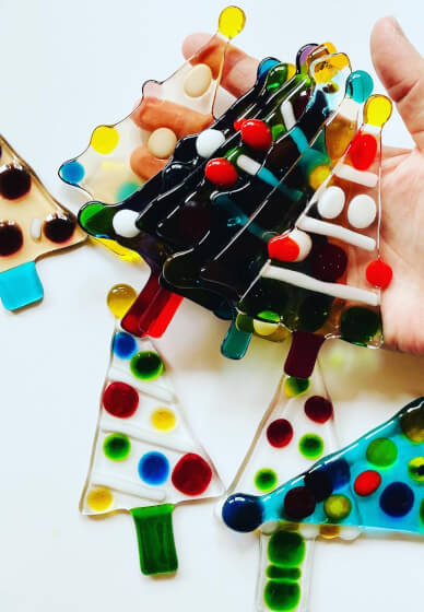 Christmas Fused Glass Decorations Workshop