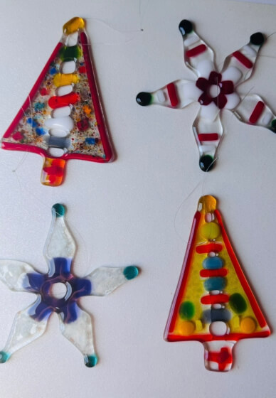 Christmas Fused Glass Decorations Workshop