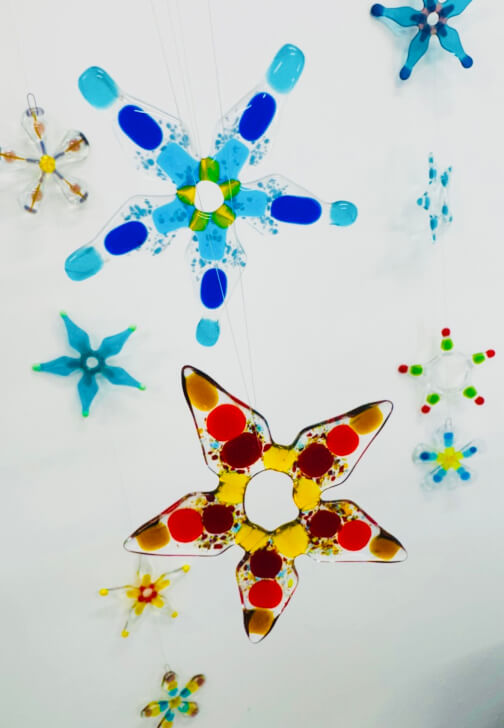 Glassblowing and Mosaic class in Belair with Joy Levins Glass