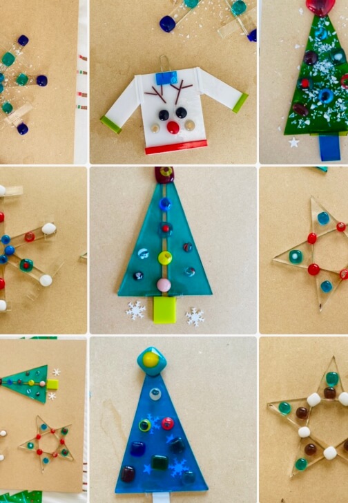 Christmas Fused Glass Decorations Workshop