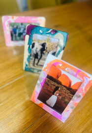 Christmas Ornament Marbling with Nail Polish Workshop with Wilma