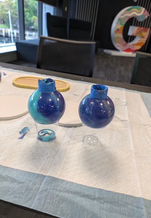 Fluid Art class in Annandale
