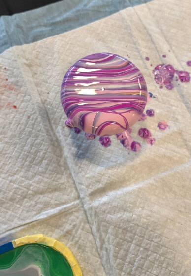 Christmas Ornaments Workshop: Bubbles and Baubles in Fluid Art