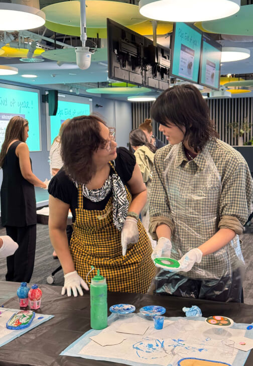 Fluid Art class in Annandale