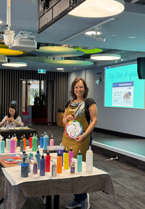 Fluid Art class in Annandale, NSW
