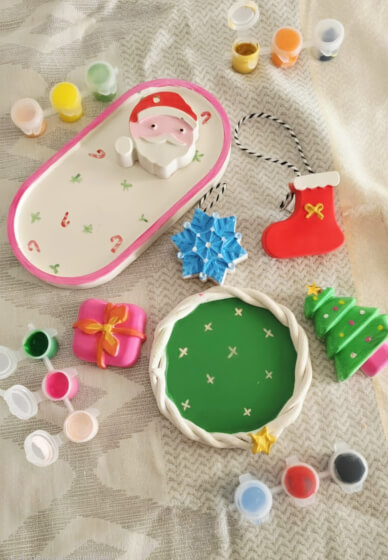 Christmas Painting and Clay Workshop in Sydney