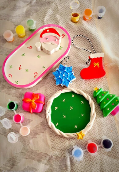 Christmas Painting and Clay Workshop in Sydney