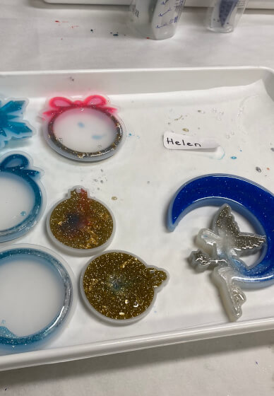 Christmas Resin Art Workshop