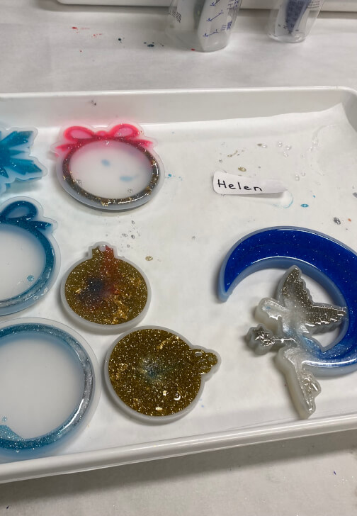 Fluid Art class in Nerang with Growth Art Therapy