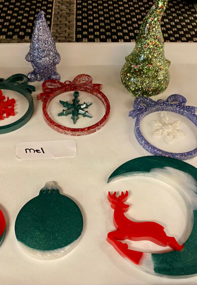 Christmas Resin Art Workshop