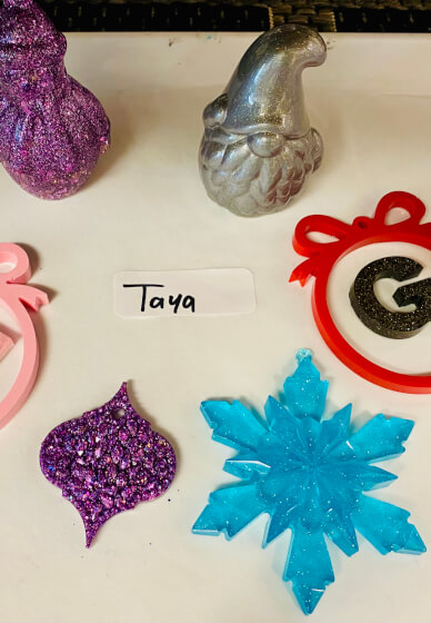 Christmas Resin Art Workshop