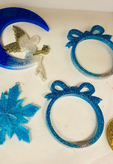 Christmas Resin Art Workshop