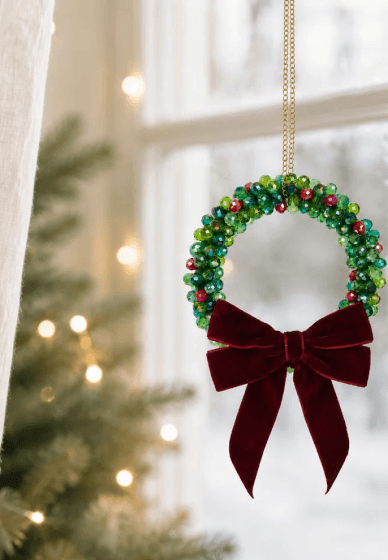 Christmas Wreath Beading Workshop