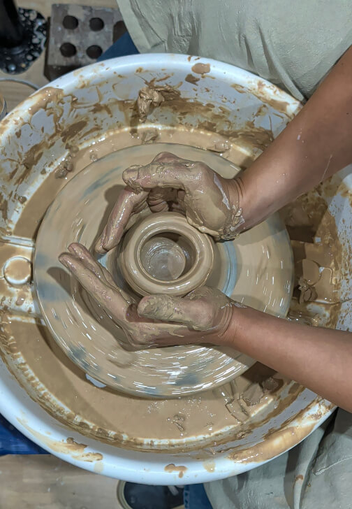 Christms Pottery Workshop: Ceramic Painting, Hand Building