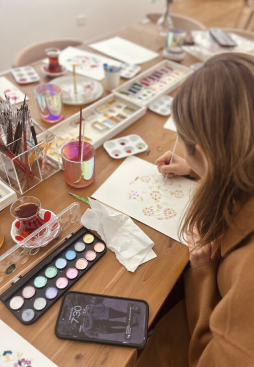 Photo from a painting class in Richmond