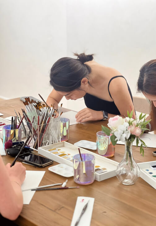 Painting class in Richmond with Anatolia Art Studio