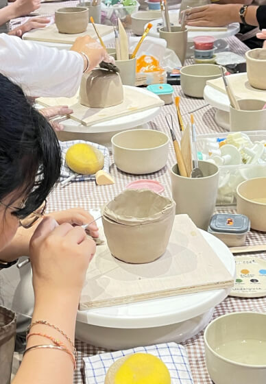 Clay and Sip Class - Pinch Pottery in Melbourne