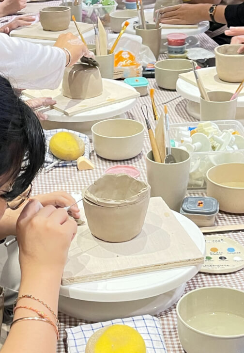 Pottery class in Northcote