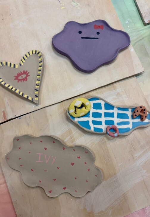 Photo from a pottery class in Adelaide