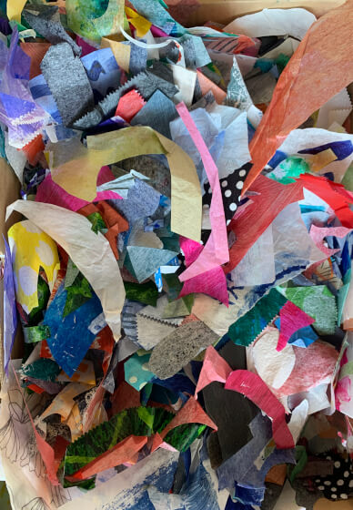 Collage Lantern Workshop for Kids and Adults