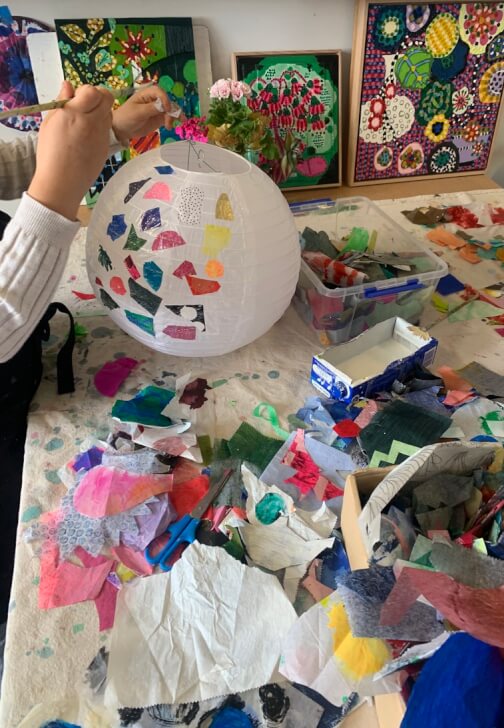 Paper Craft and Ink class in Brunswick with Miss Moresby