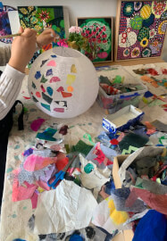 Collage Lantern Workshop for Kids and Adults