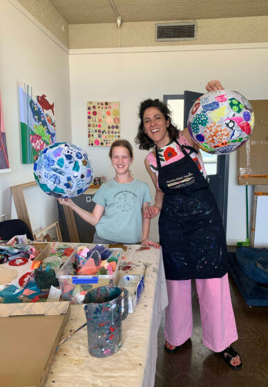 Collage Lantern Workshop for Kids and Adults