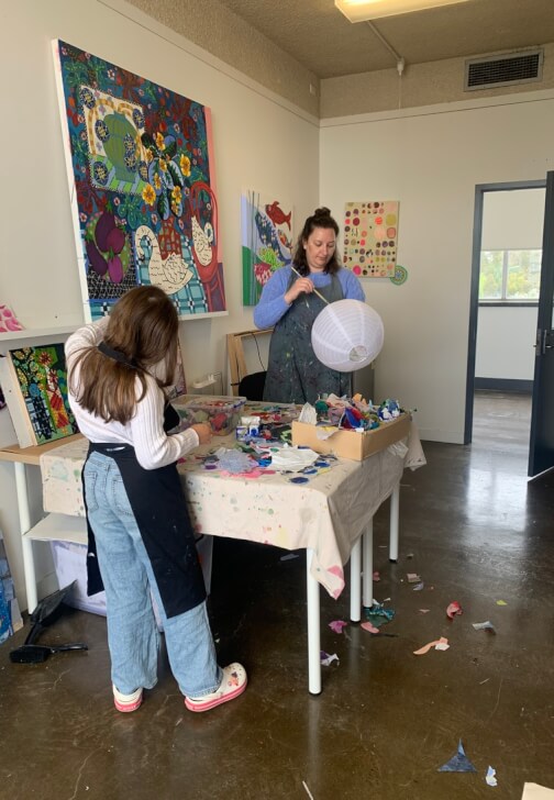 Paper Craft and Ink class in Brunswick
