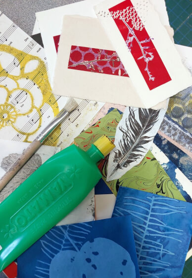 Collage on Wood Panel Class