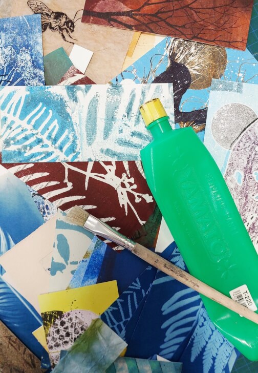 Collage on Wood Panel Class