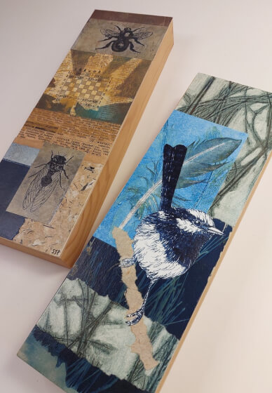 Collage on Wood Panel Class