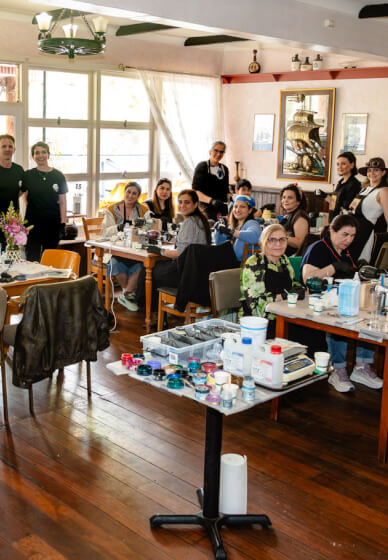 Corporate Christmas Party and End-of-Year Resin Art Workshop