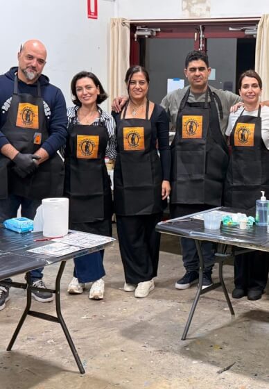 Corporate Christmas Party and End-of-Year Resin Art Workshop
