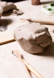 Corporate Sip and Clay Class - Pinch Pots in Melbourne