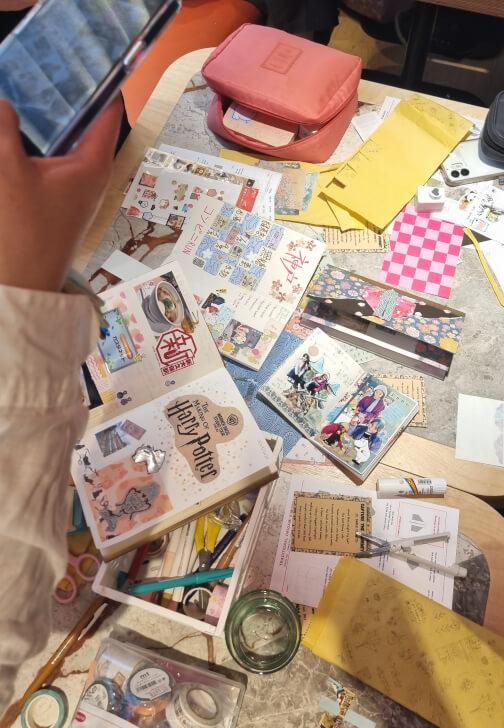 Paper Craft and Ink class in Haymarket with Swallow Wind Art