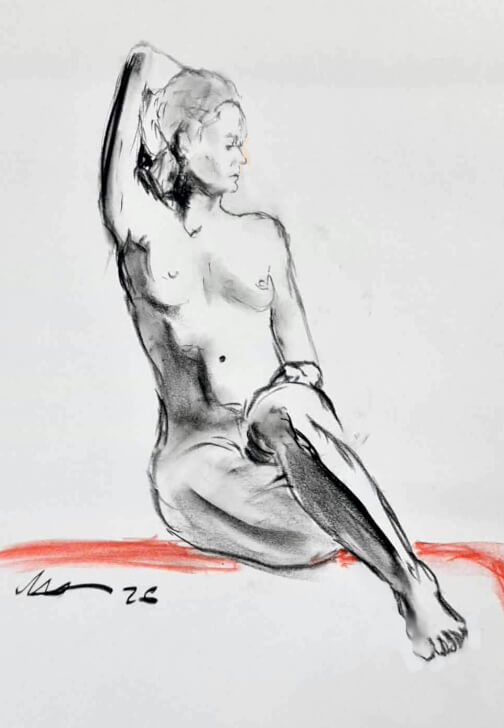 Photo from a drawing class in Wangara